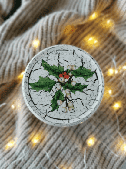 Słoik świąteczny decoupage – dzwonki