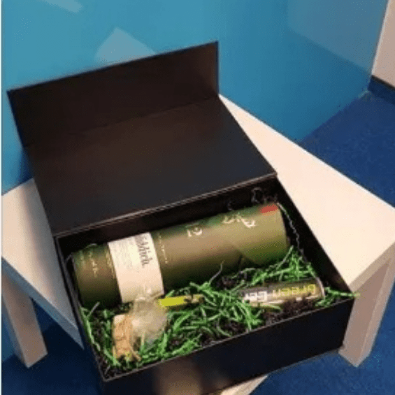 Na zdjęciu jest przykład paczki zrealizowanej dla firmy Green Cell