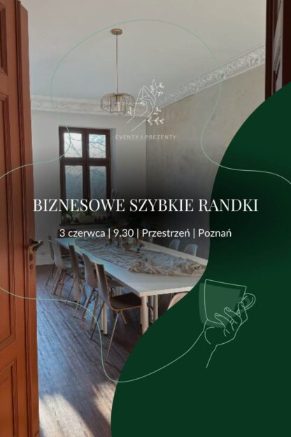 Biznesowe Szybkie Randki w Poznaniu, grafika informacyjna