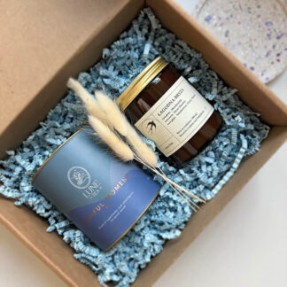 Na zdjęciu jest paczka prezentowa "Nadmorski odpoczynek"