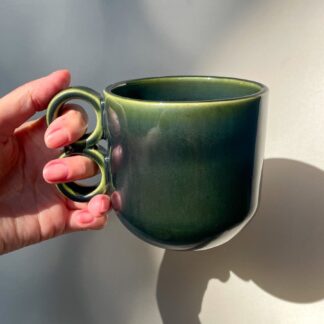 USZY – duży kubek retro, ręcznie wykonany